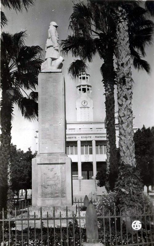 Hammam bou hadjar 505- Monument aux morts COLLECTION DES AMIS DE ND DE SANTA CRUZ.jpg
